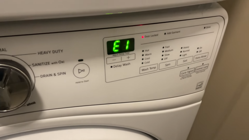 Error Messages on Whirlpool Washer Display Panel